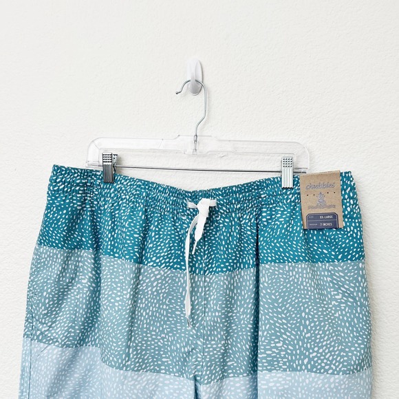 [Chubbies] Whale Sharks Blue Striped Ombre 7" Inseam Swim Shorts NWT Size XXL - Picture 9 of 12